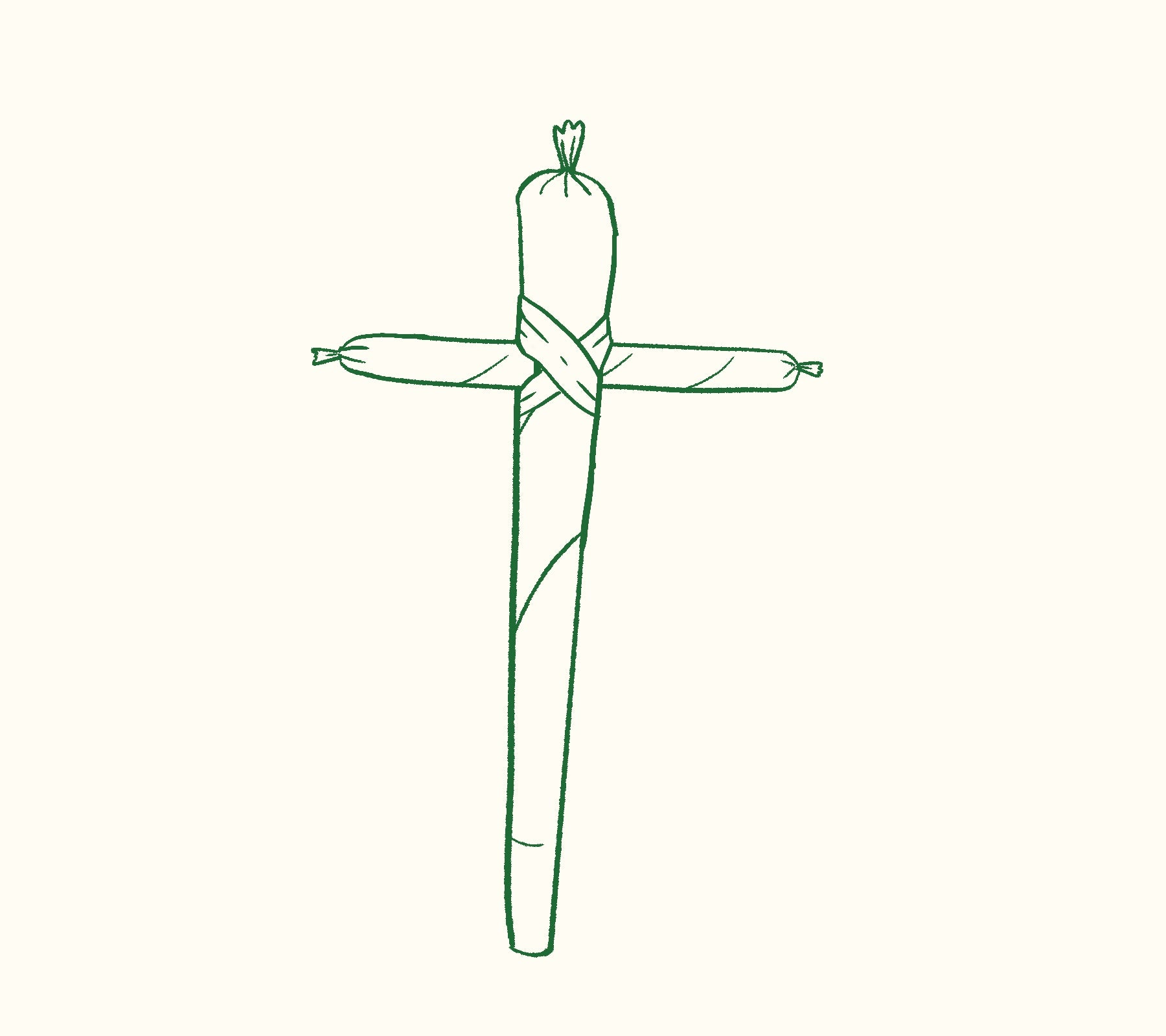 How to roll a cross joint