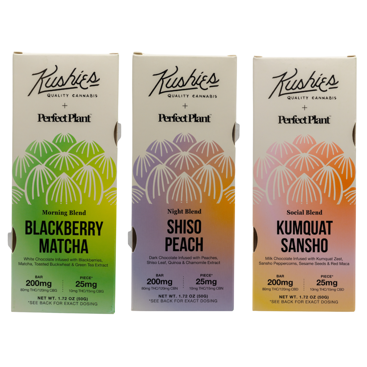 サプリメント kussy Order Kushies x Perfect Plant Chocolate Bars 80mg THC – Perfect