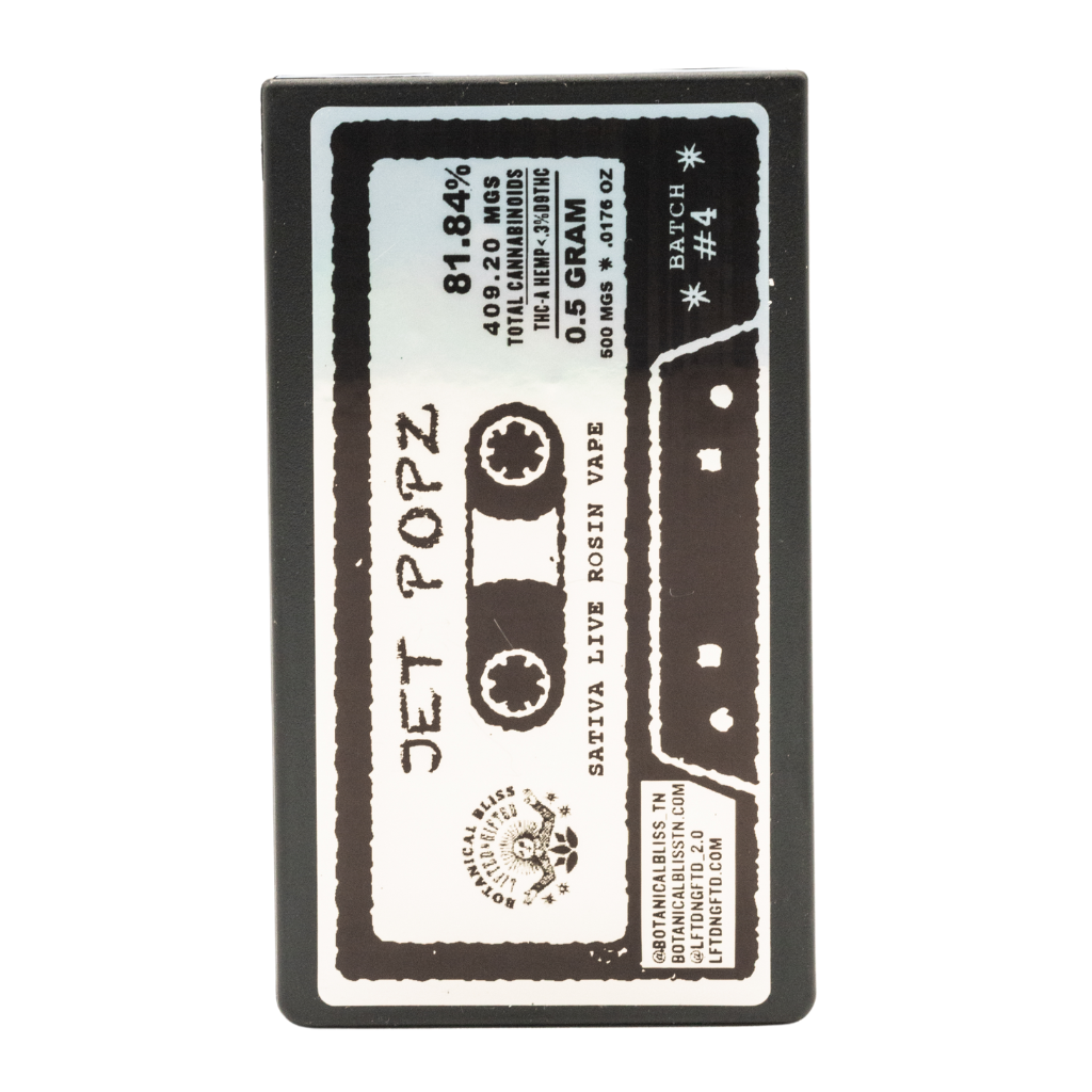 Jet Popz 0.5g Rosin Cart (THCa)