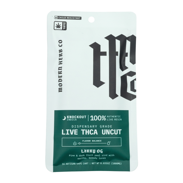 Larry OG 1g Resin Cart (THCa) - Modern Herb Co – Perfect Plant Market