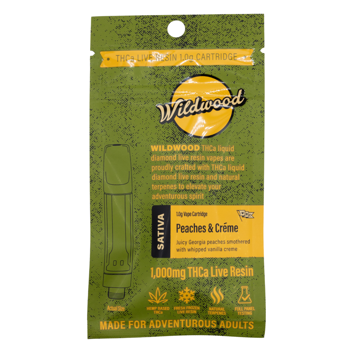 Wildwood Peaches Creme Live Resin Cart 1g