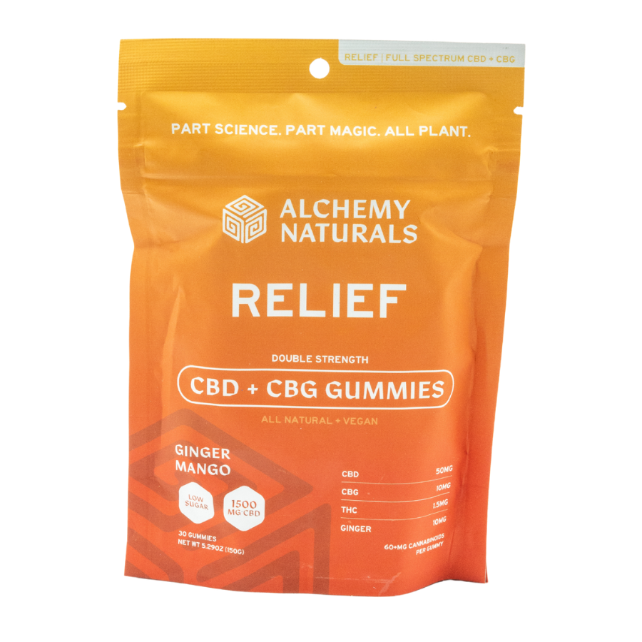 Relief CBD+CBG Gummies - Double Strength