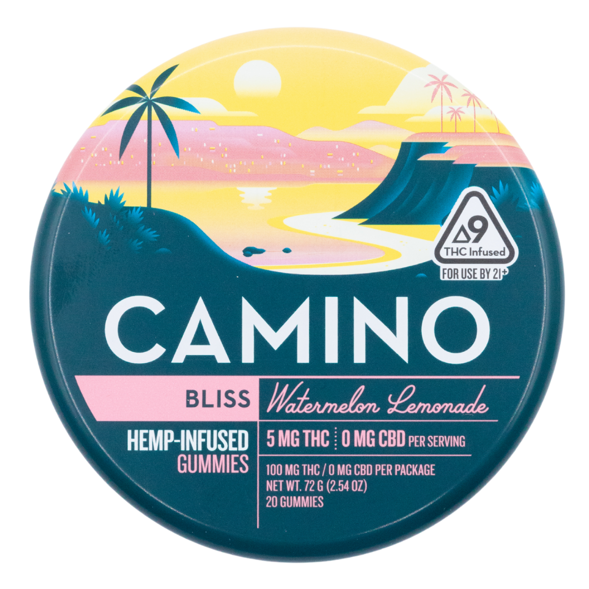 BLISS Watermelon Lemonade 5mg THC Gummies