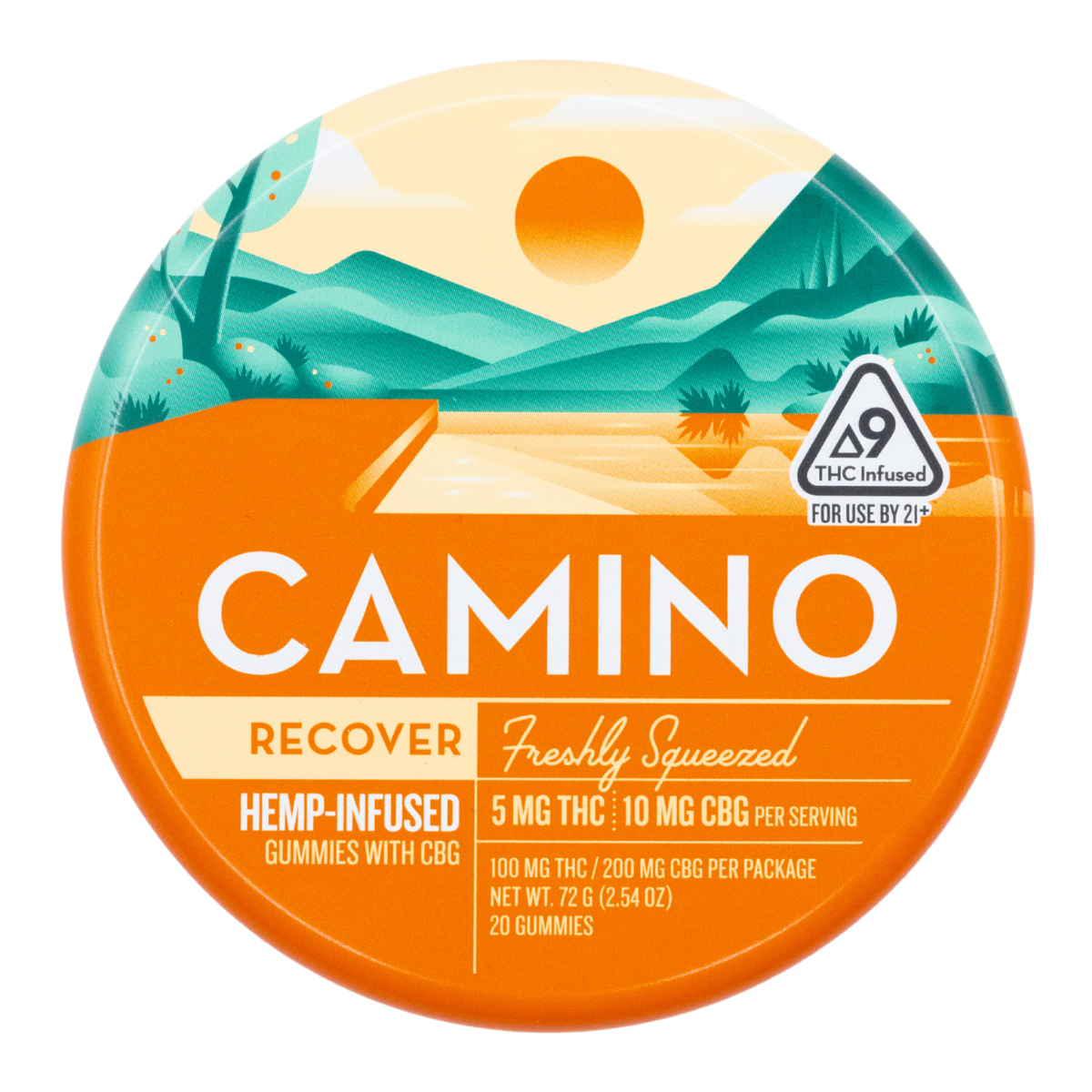 RECOVER Freshly Squeezed 5mg THC Gummies