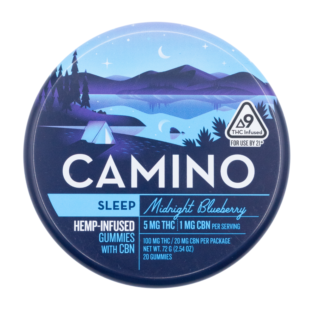 SLEEP Midnight Blueberry 5mg THC Gummies