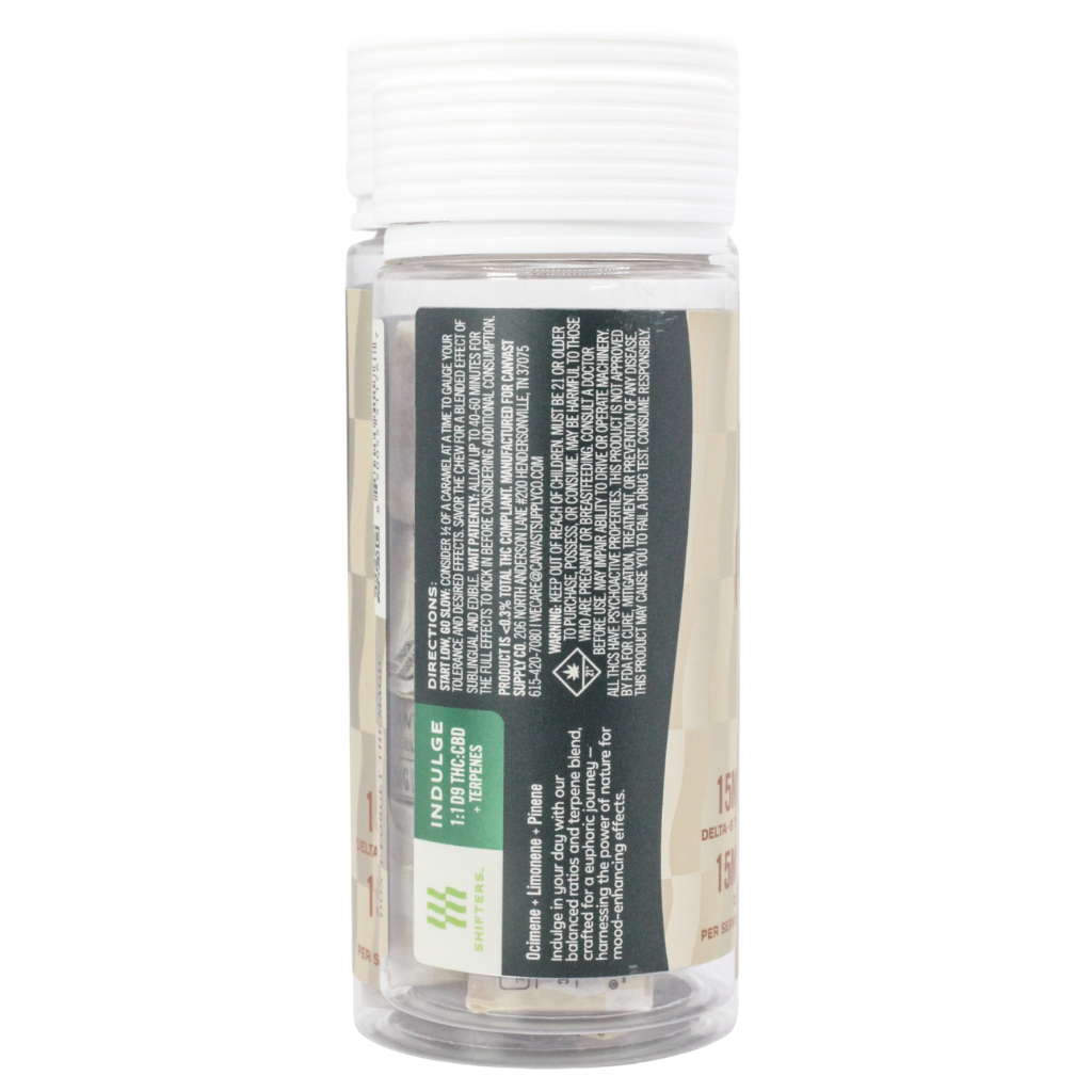 Shifters Caramels 15mg THC