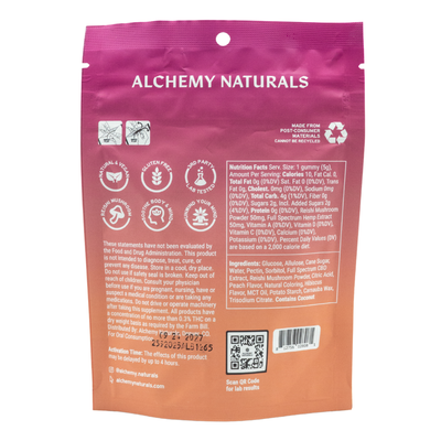 Alchemy Naturals Double Strength De stress Gummies