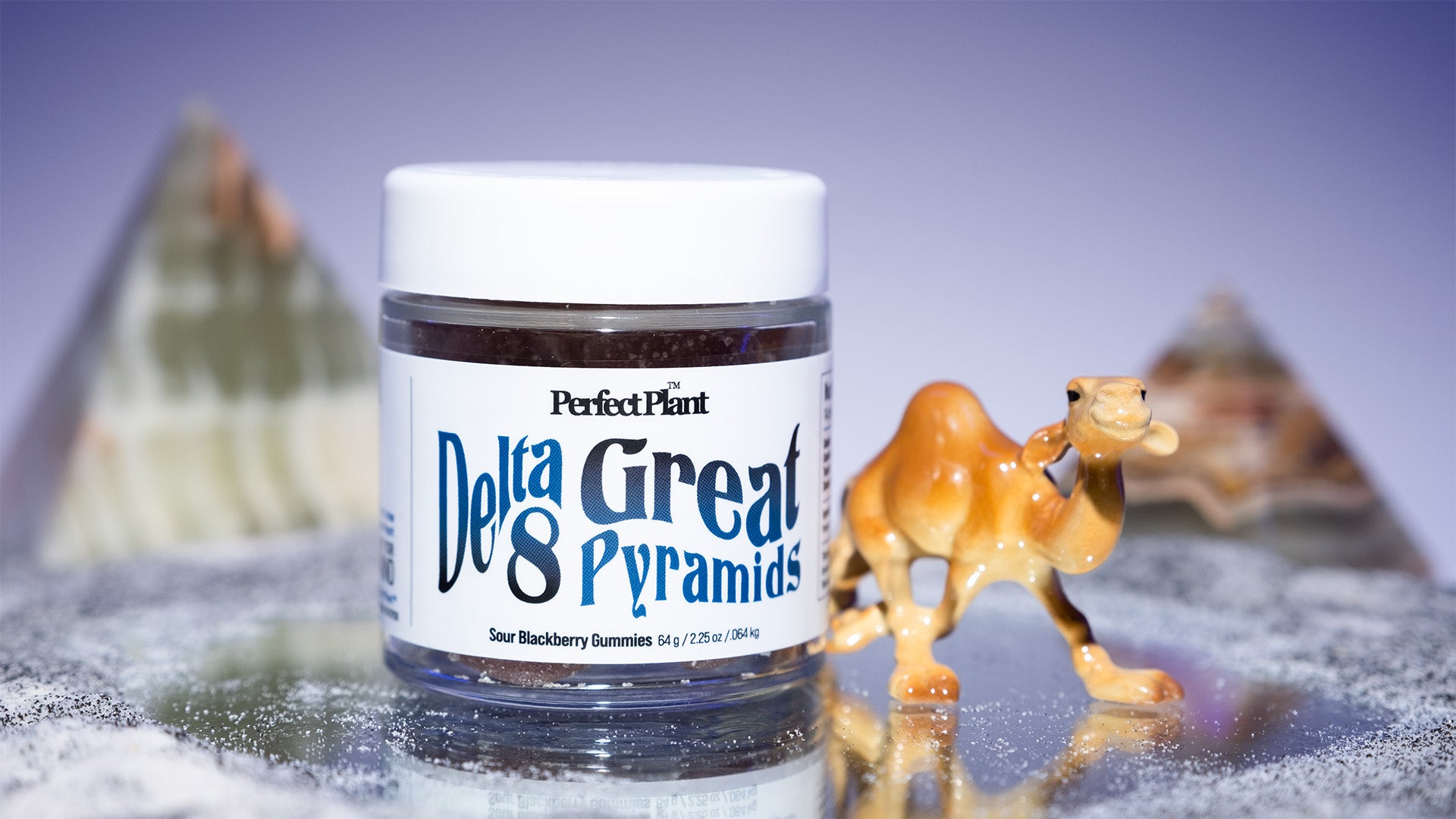 Great Pyramid Sour Blackberry delta 8 gummies