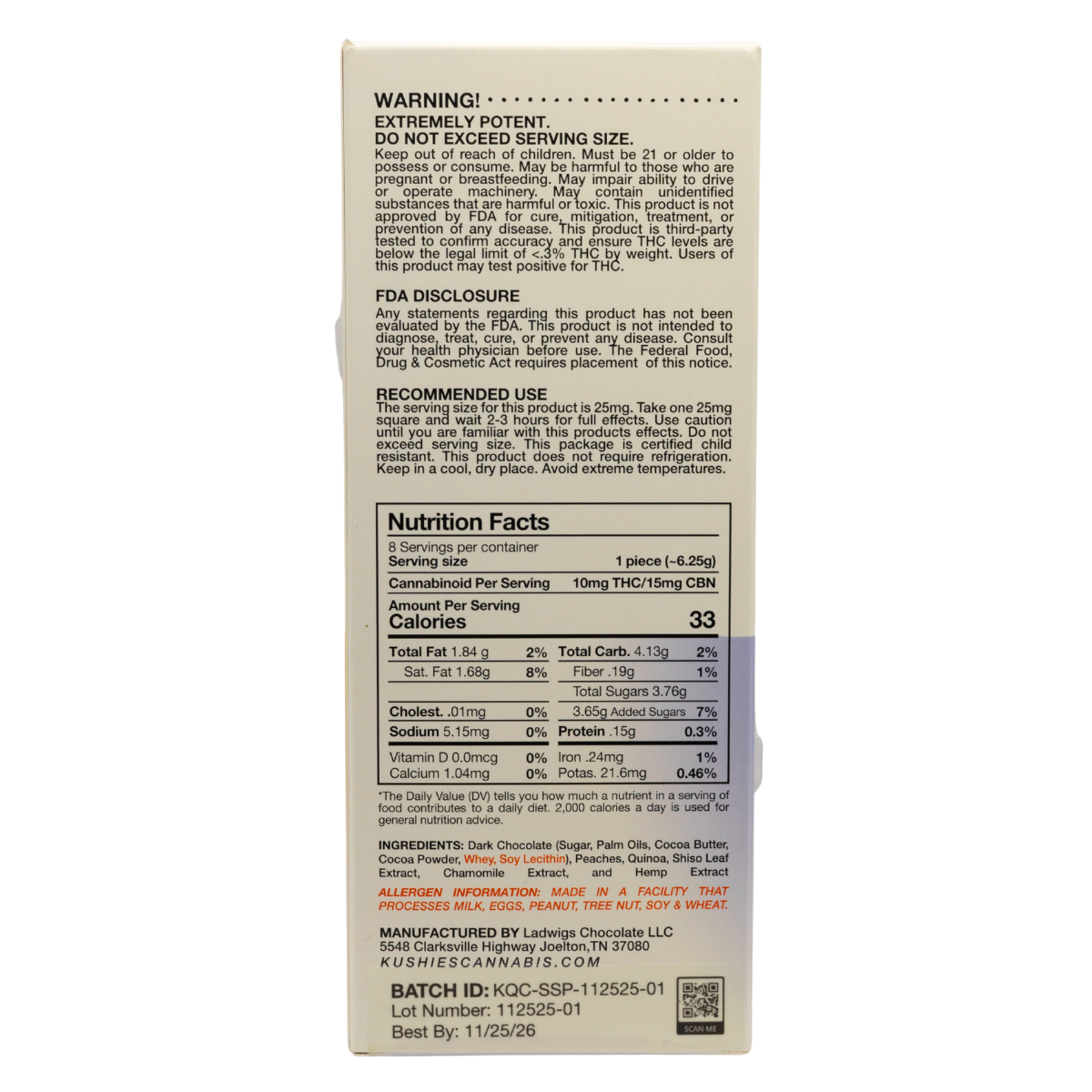 Chocolate Bars 80mg THC