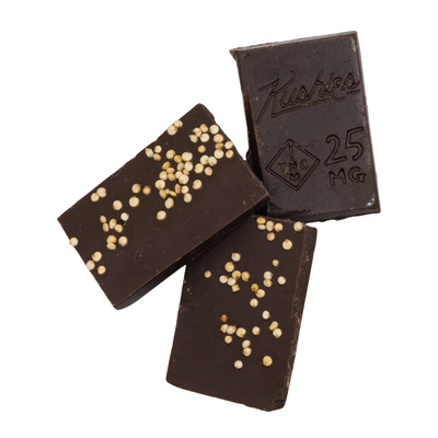 Kushies x Perfect Plant 200mg THC Chocolate Bars - Shiso Peach