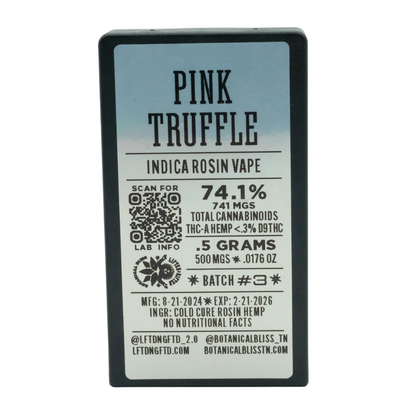 Pink Truffle 0.5g Rosin Cart