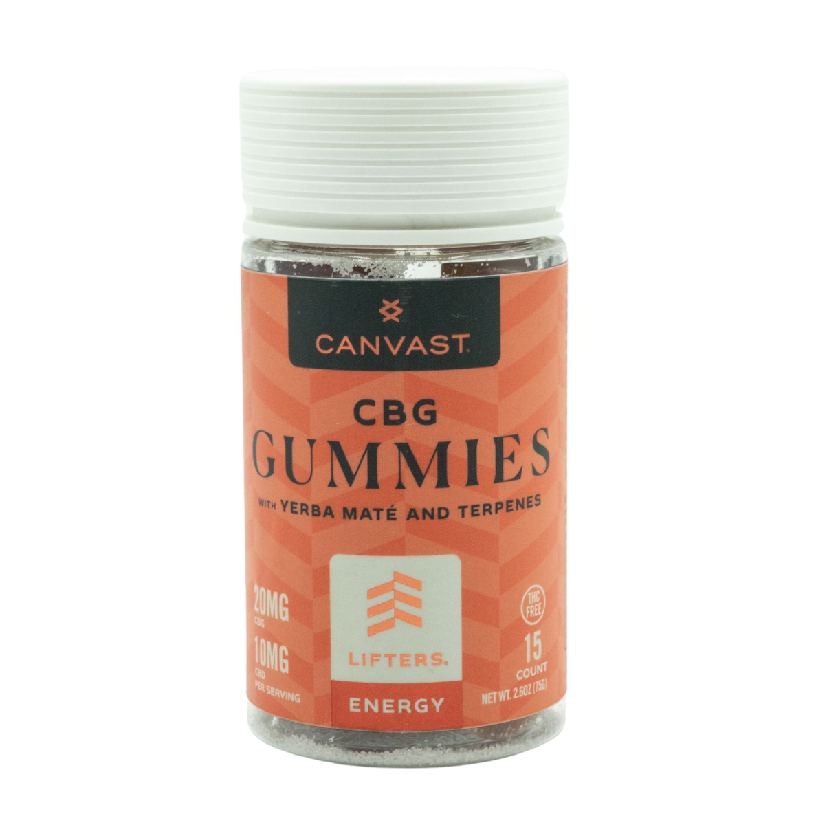 Lifters Energy Gummies with CBG + Yerba Maté + Terpenes (15pk)