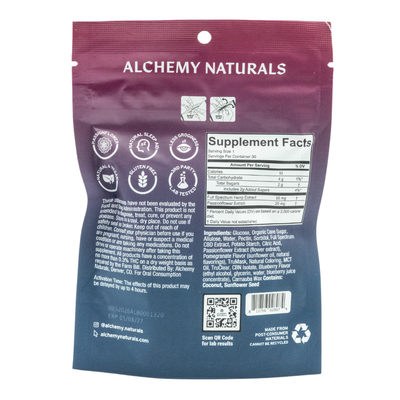 Alchemy Naturals Sleep Double Strength CBD + CBN Gummies