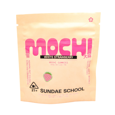 White Strawberry THC Gummies 5mg