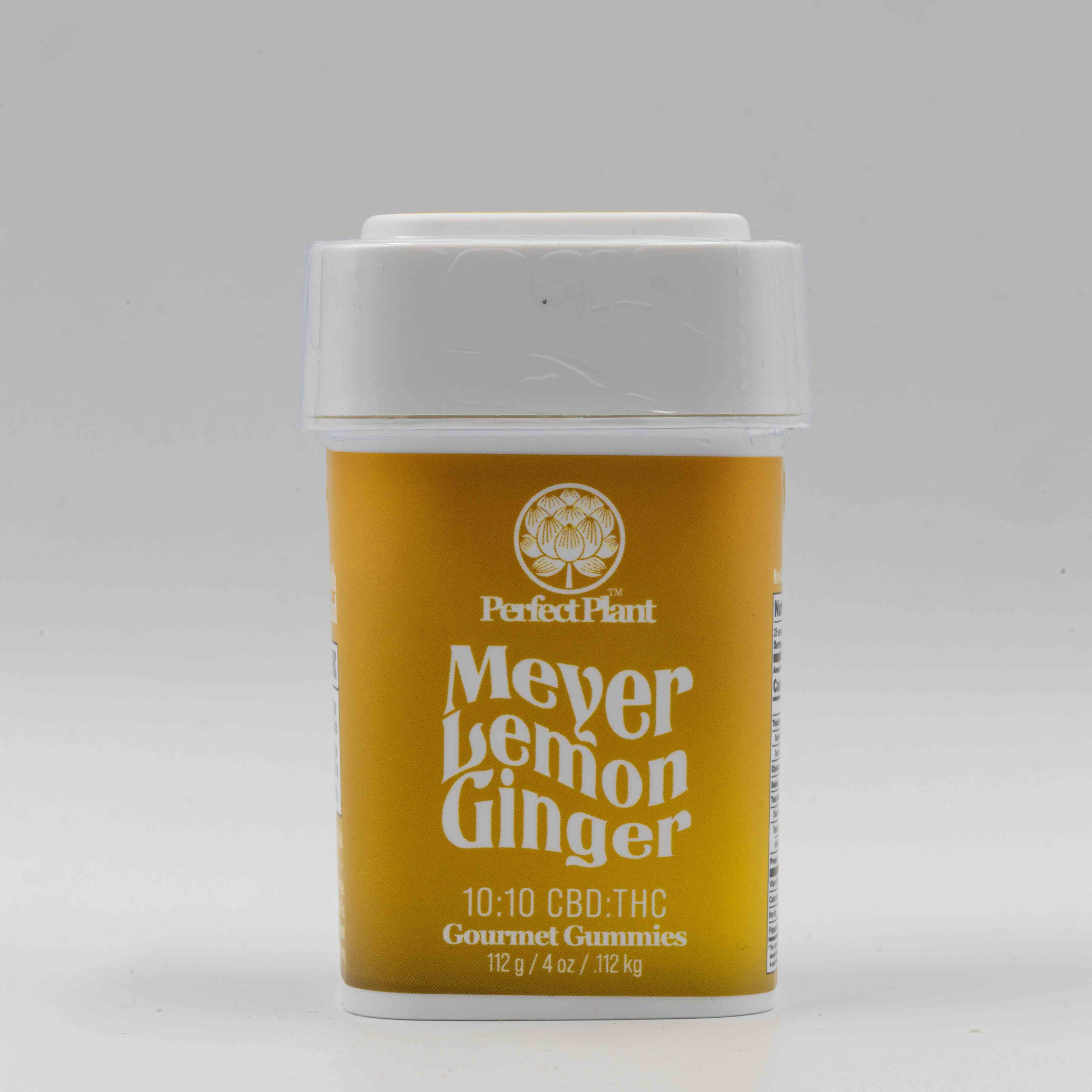 Meyer Lemon Ginger - Delta 9 Gummies (10:10 CBD:THC)