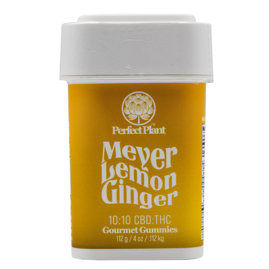 10:10 CBD:THC Cannabis Gummies - Meyer Lemon Ginger