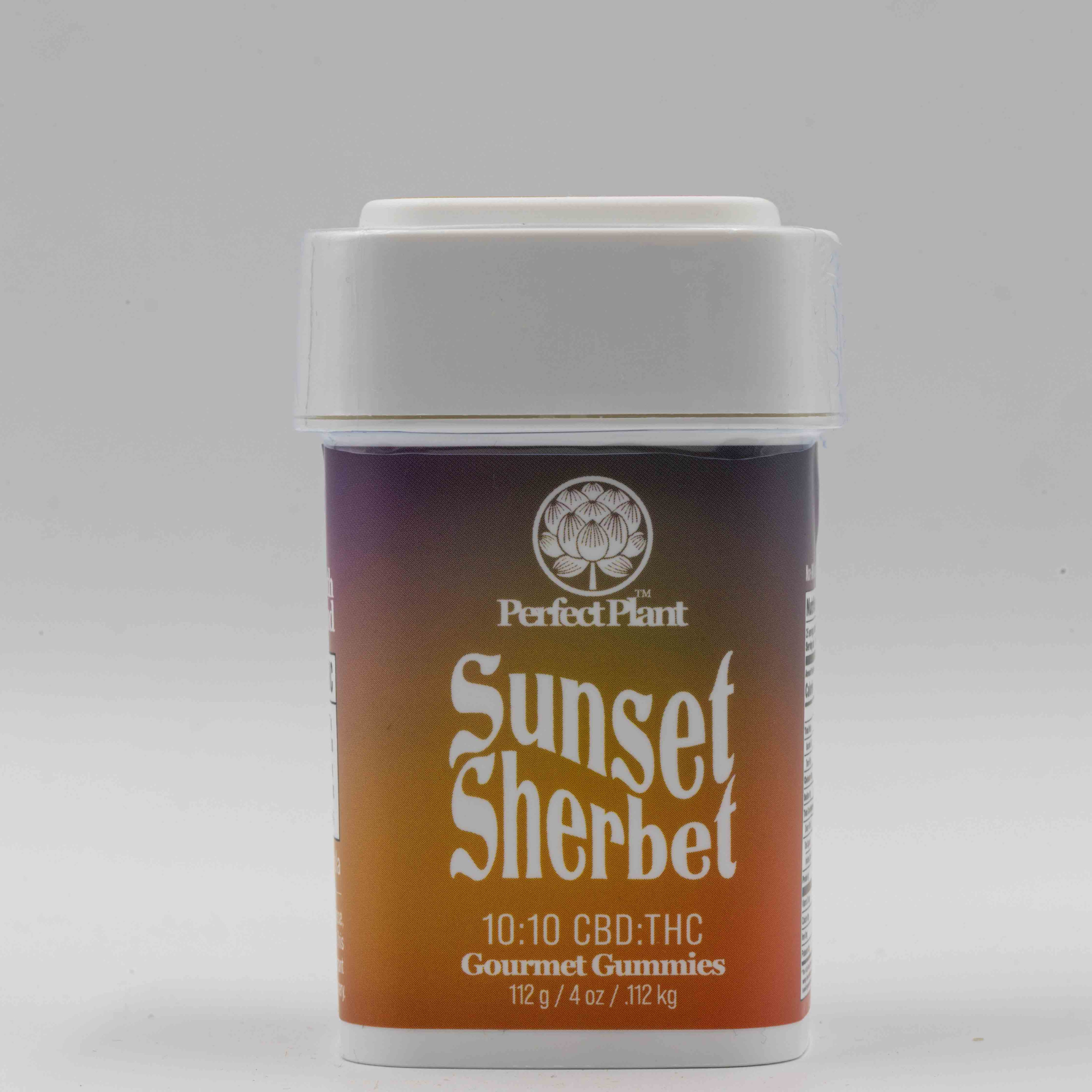 Sunset Sherbert - Gourmet Gummies (10:10 CBD:THC)